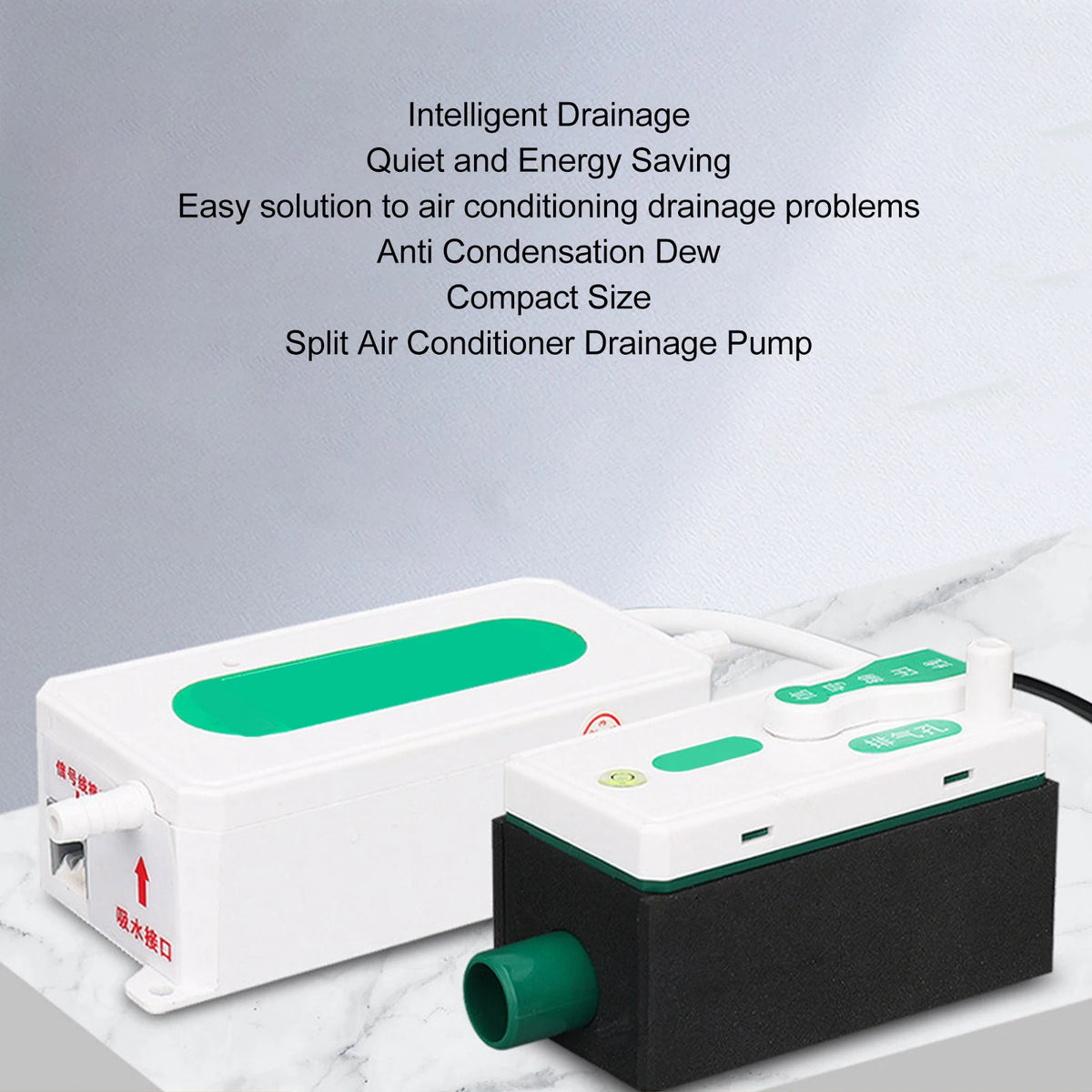 HVAC Condensate Pump Quiet Mini Split Automatic Condensation Drainage Pump with 70ml Water Tank 110‑230V HIP