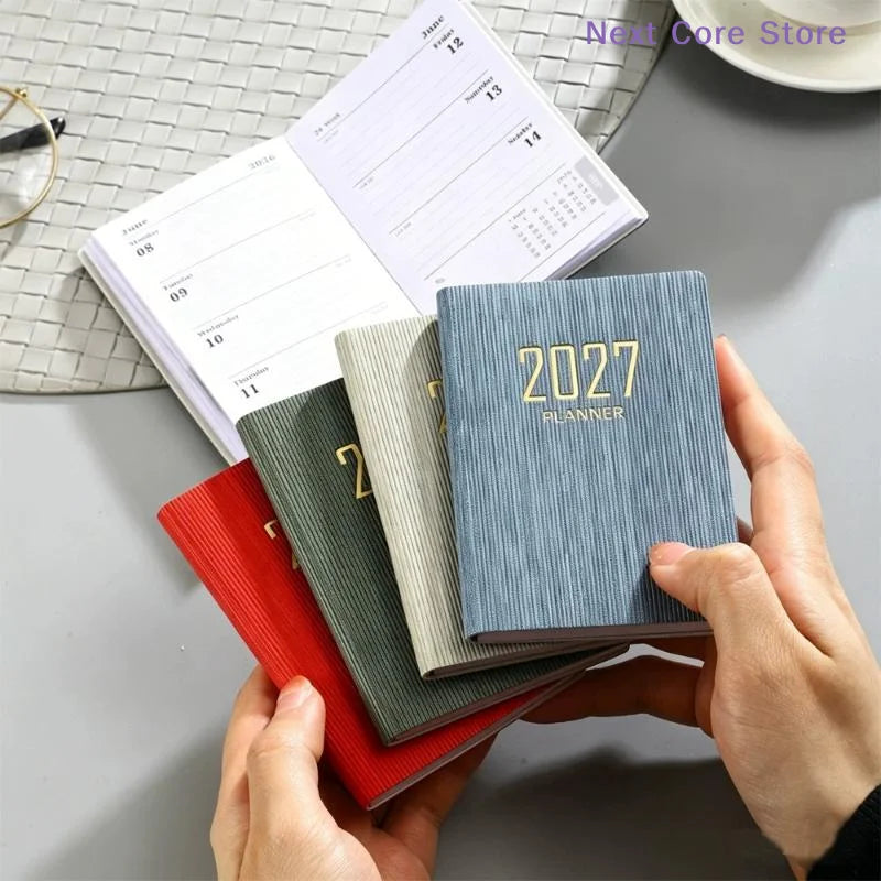 2027 Mini Pocket Planner – Weekly Monthly Agenda Diary Book Pocket Agenda Planner HIP