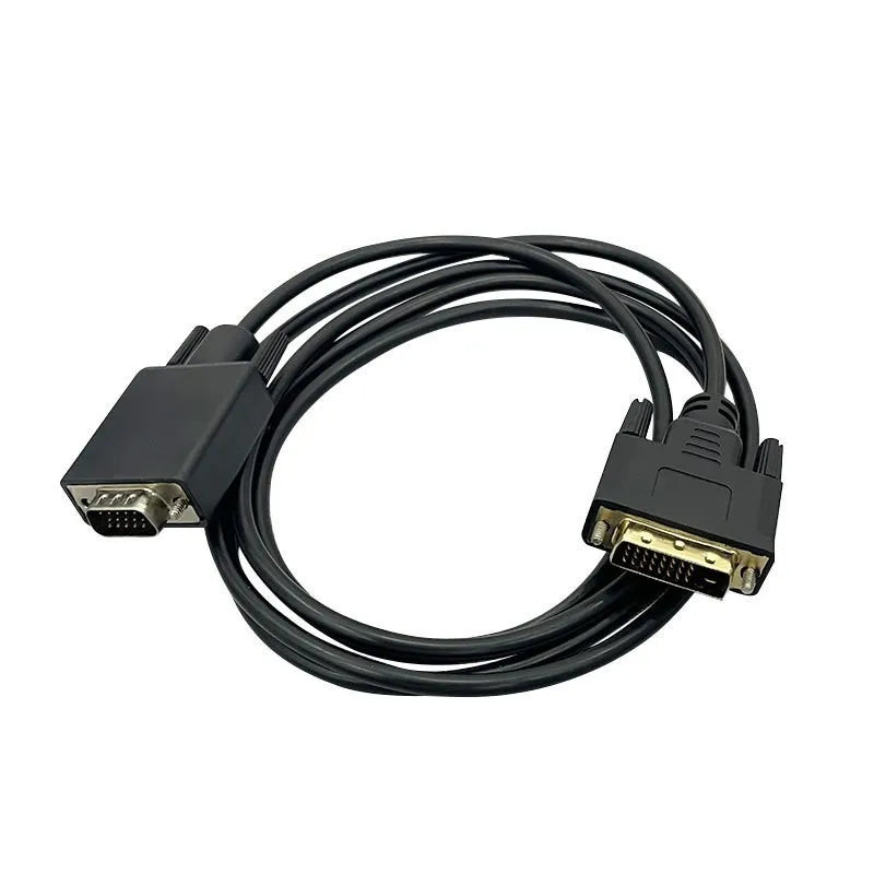 DVI to VGA Adapter Cable 24+1 – 1080p Projector & Monitor DVI to VGA Cable HIP As Photo 1.8m