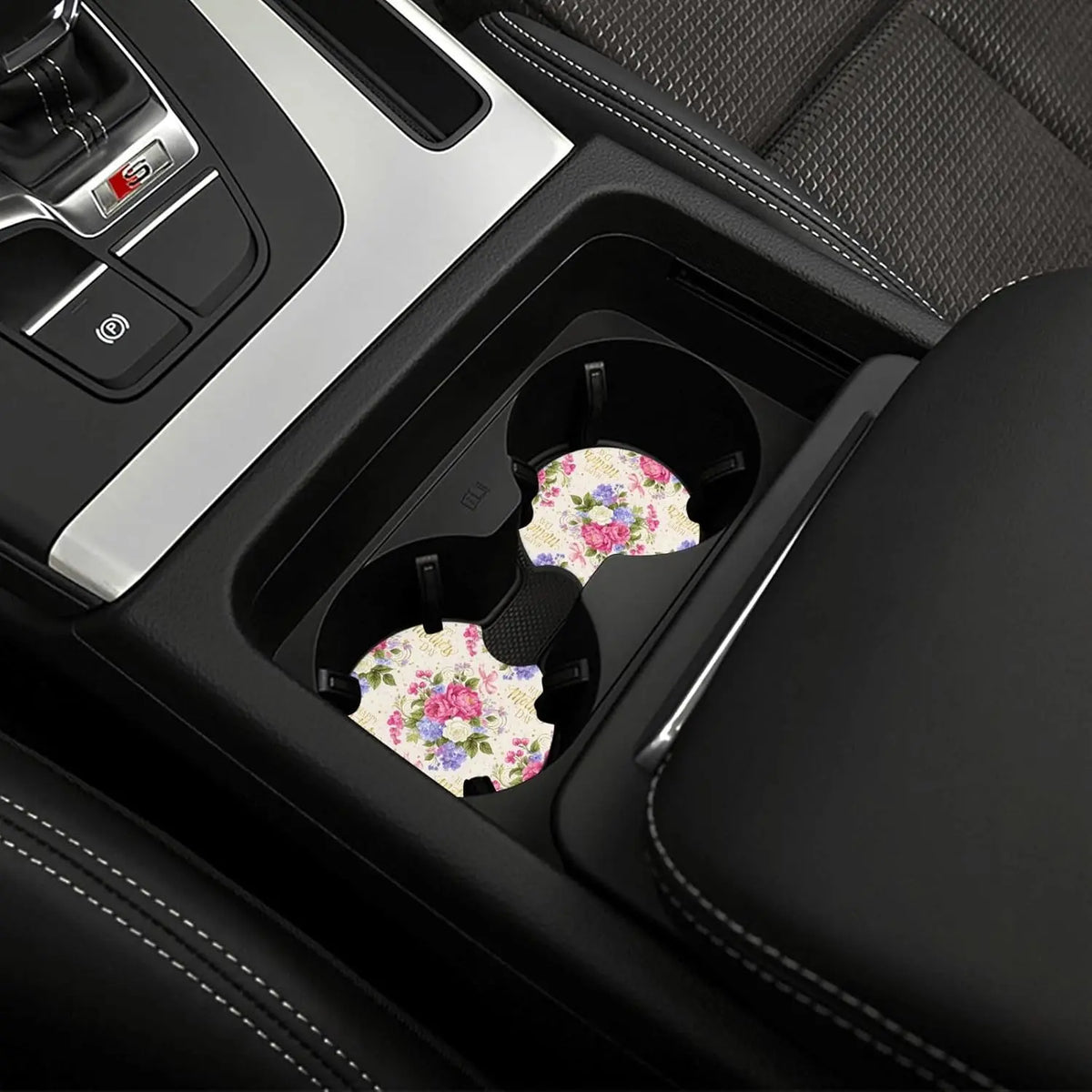 2-Pack Neoprene Car Cup Holder Coasters – Universal 2.7" Fit Car Cup Coasters HIP