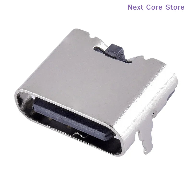 10-Pack USB Type-C 2-Pin Female Charging Port Connector Socket USB Connector Socket HIP