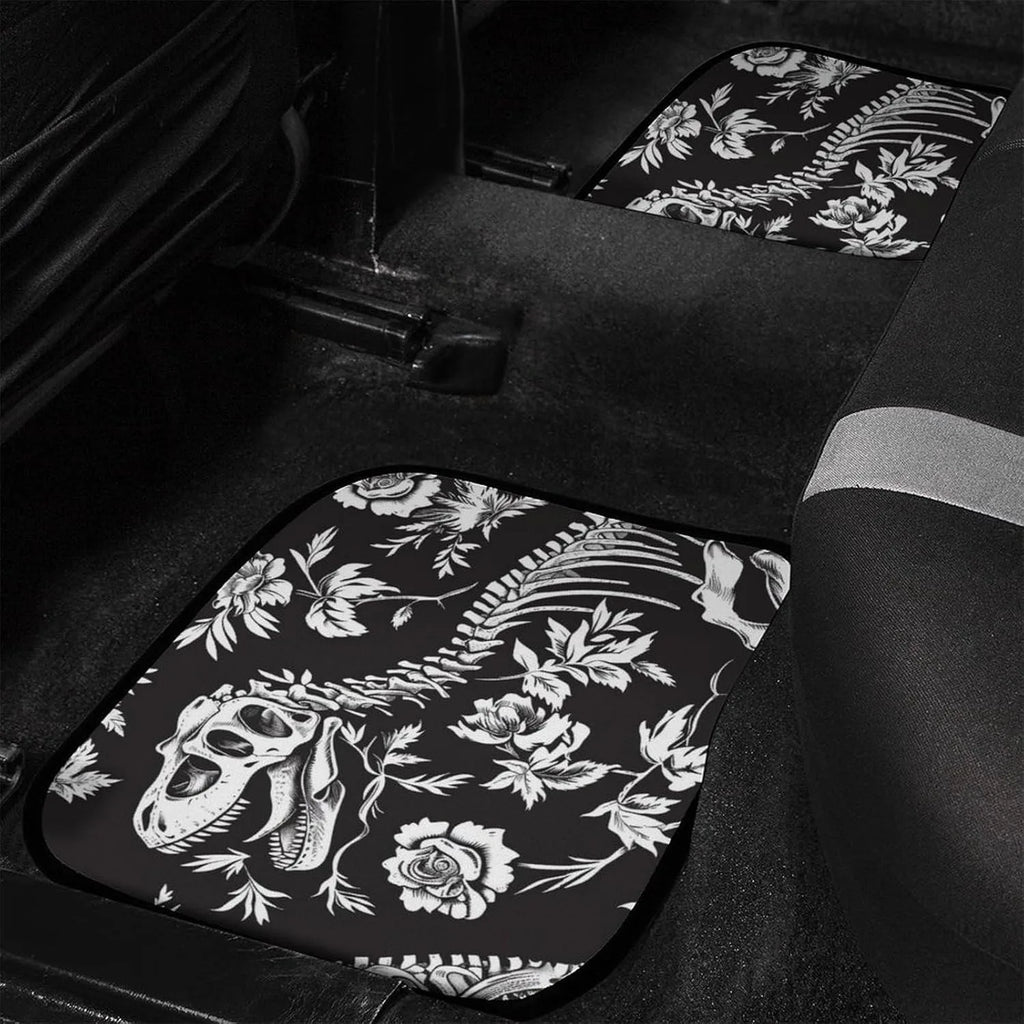 Dinosaur Skeleton Car Floor Mats – 4-Piece All Weather Set Car Floor Mats HIP