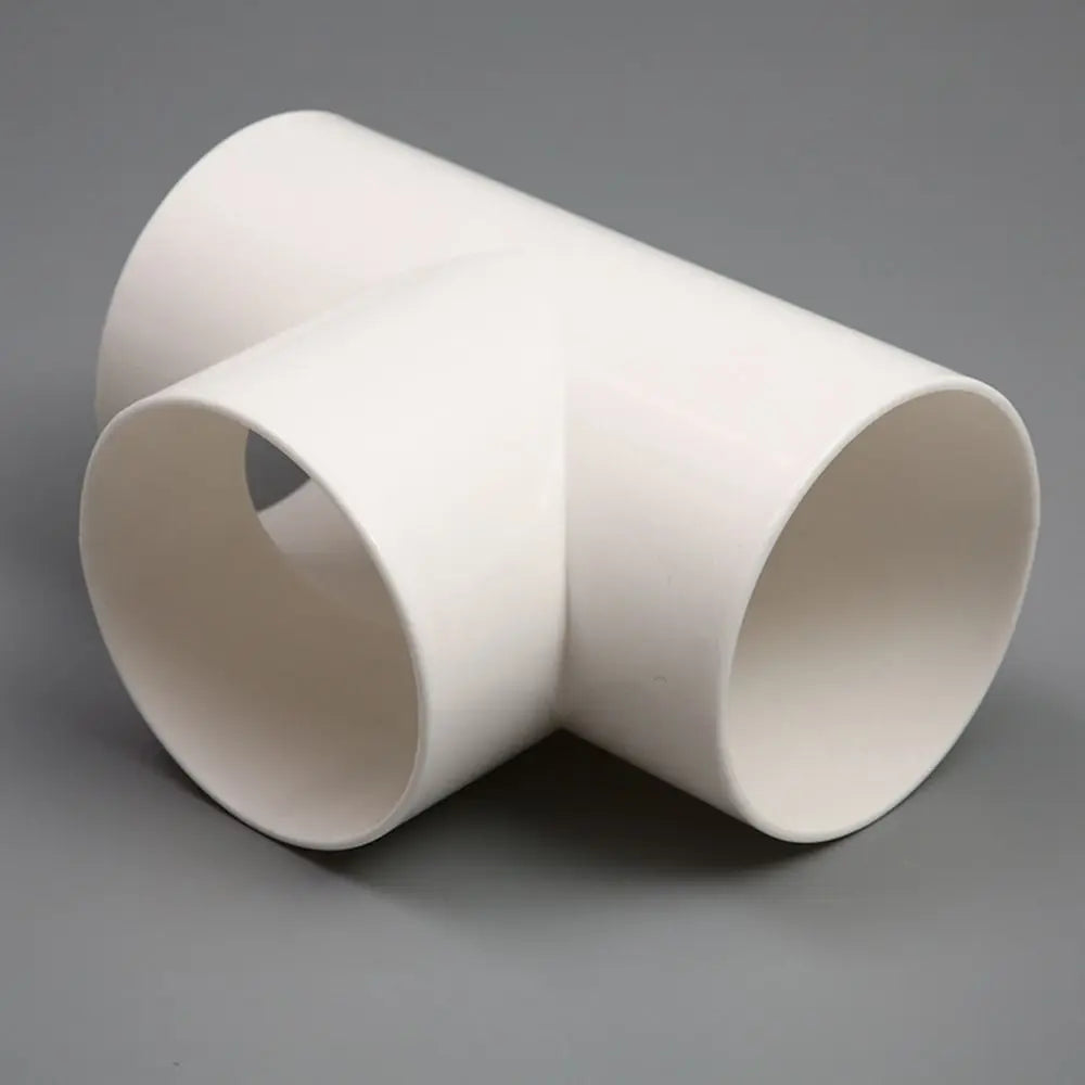 PVC T/Y Duct Connector 100/150/200mm – 3-Way Ventilation PVC Duct Connector HIP