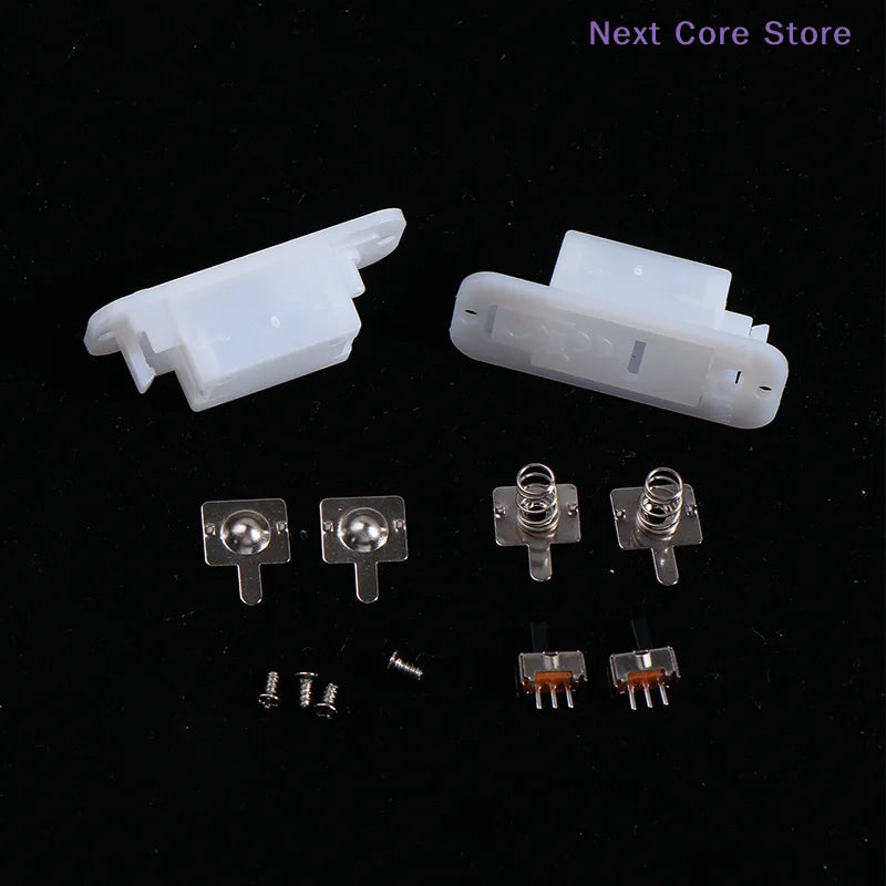 10-Pack AG13 LR44 Battery Case with Switch Button | 3V 4.5V Battery Holder Case HIP