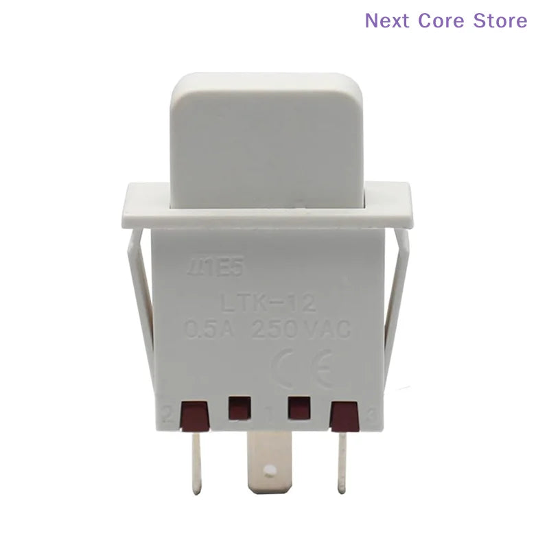3-Pin NO/NC Button Switch for Refrigerators & Appliances Button Switch HIP