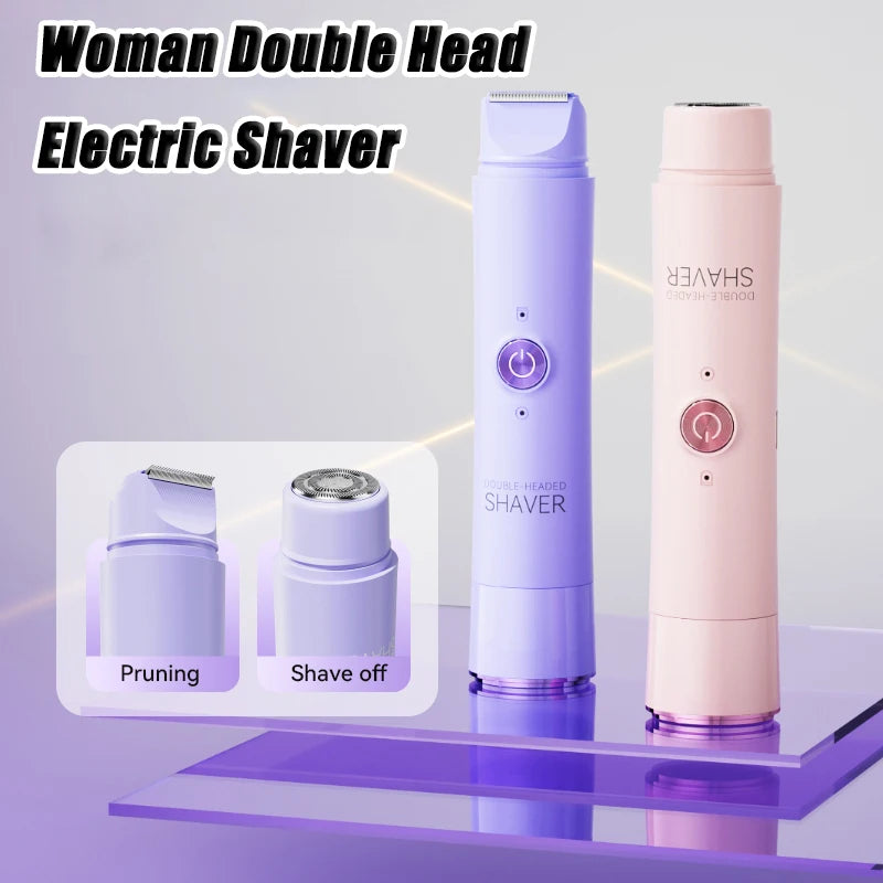 Women's 2-in-1 Electric Shaver & Body Trimmer – Wet/Dry Women's Electric Shaver HIP
