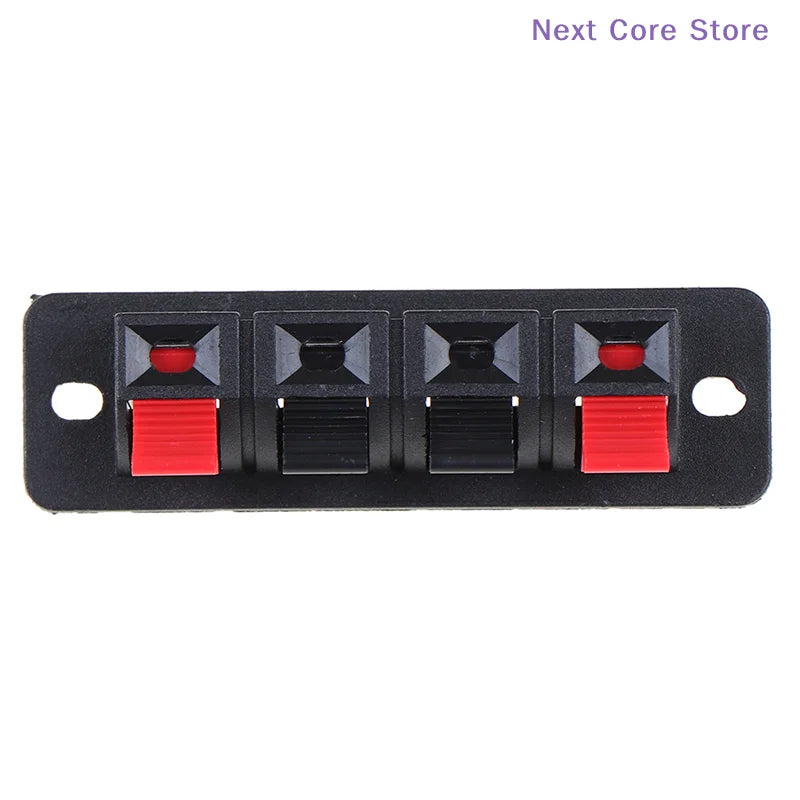 2-Pack 4-Position Spring Clip Speaker Terminal Connectors Speaker Terminal Connector HIP