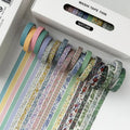 Vintage Washi Tape Set – 20 Rolls for DIY & Scrapbooking Washi Tape Set HIP Nature