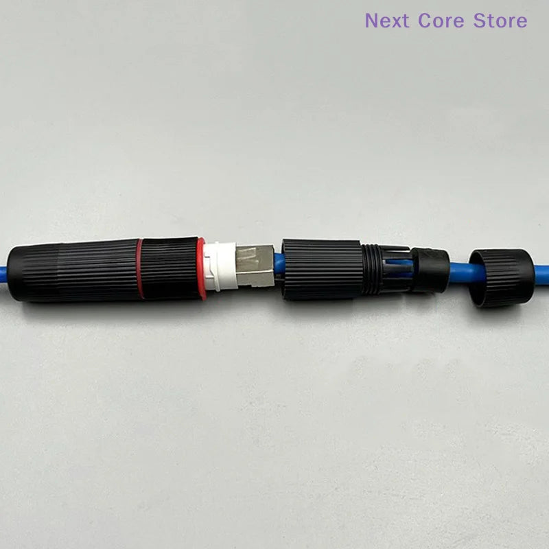 Waterproof RJ45 Ethernet Network Cable Extender Connector Network Cable Connector HIP
