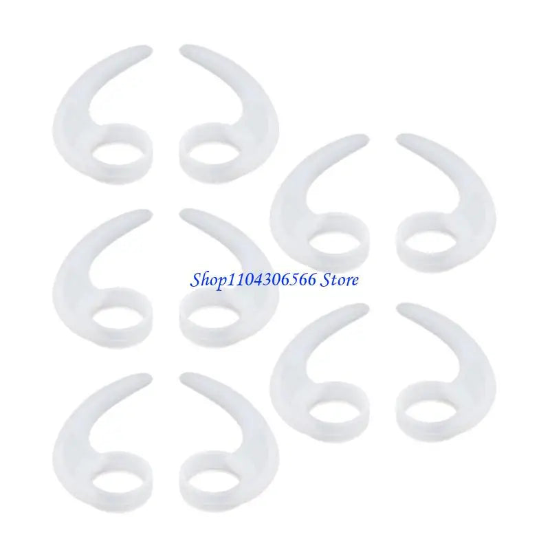 5 Pairs Silicone Earbud Hooks – Sport Grip Wing Tips Earbud Wing Tips HIP