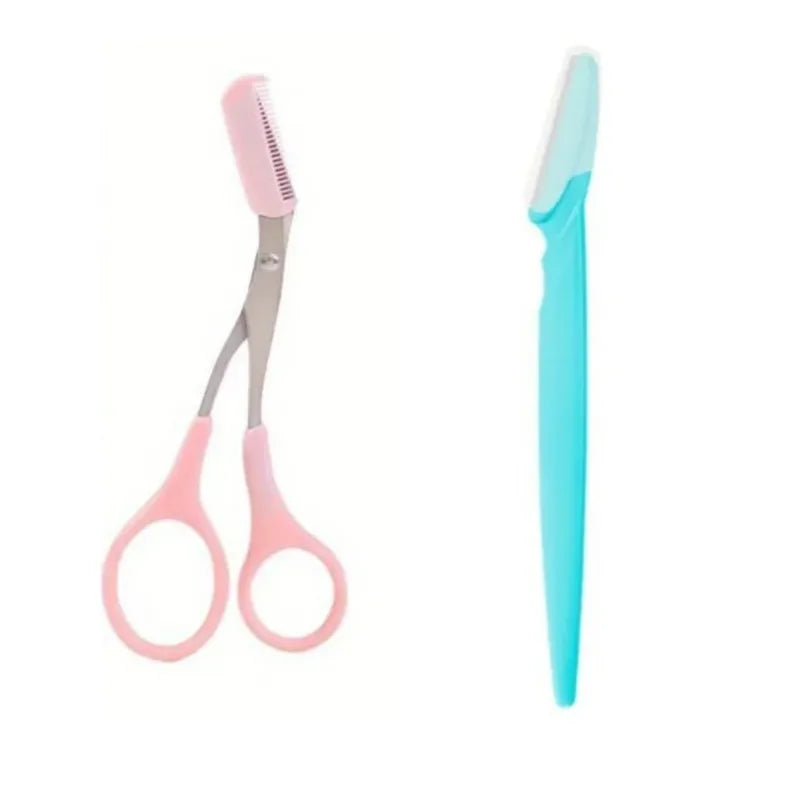RUZOFO Travel Eyebrow Trimmer & Face Hair Razor Tool Eyebrow Trimmer Razor HIP C613-1PB C514-1Blue