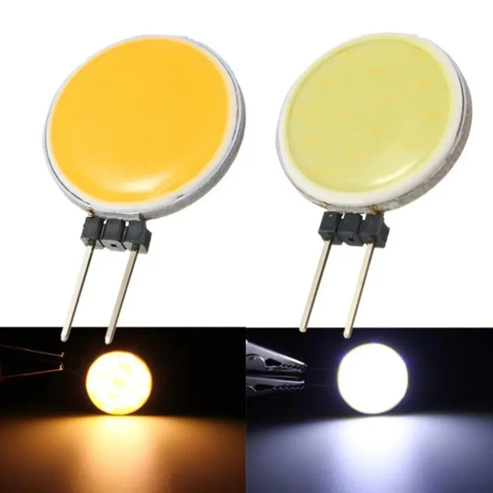 G4 COB LED Bulb 5W 7W DC 12V – Cool & Warm White COB LED Bulb HIP