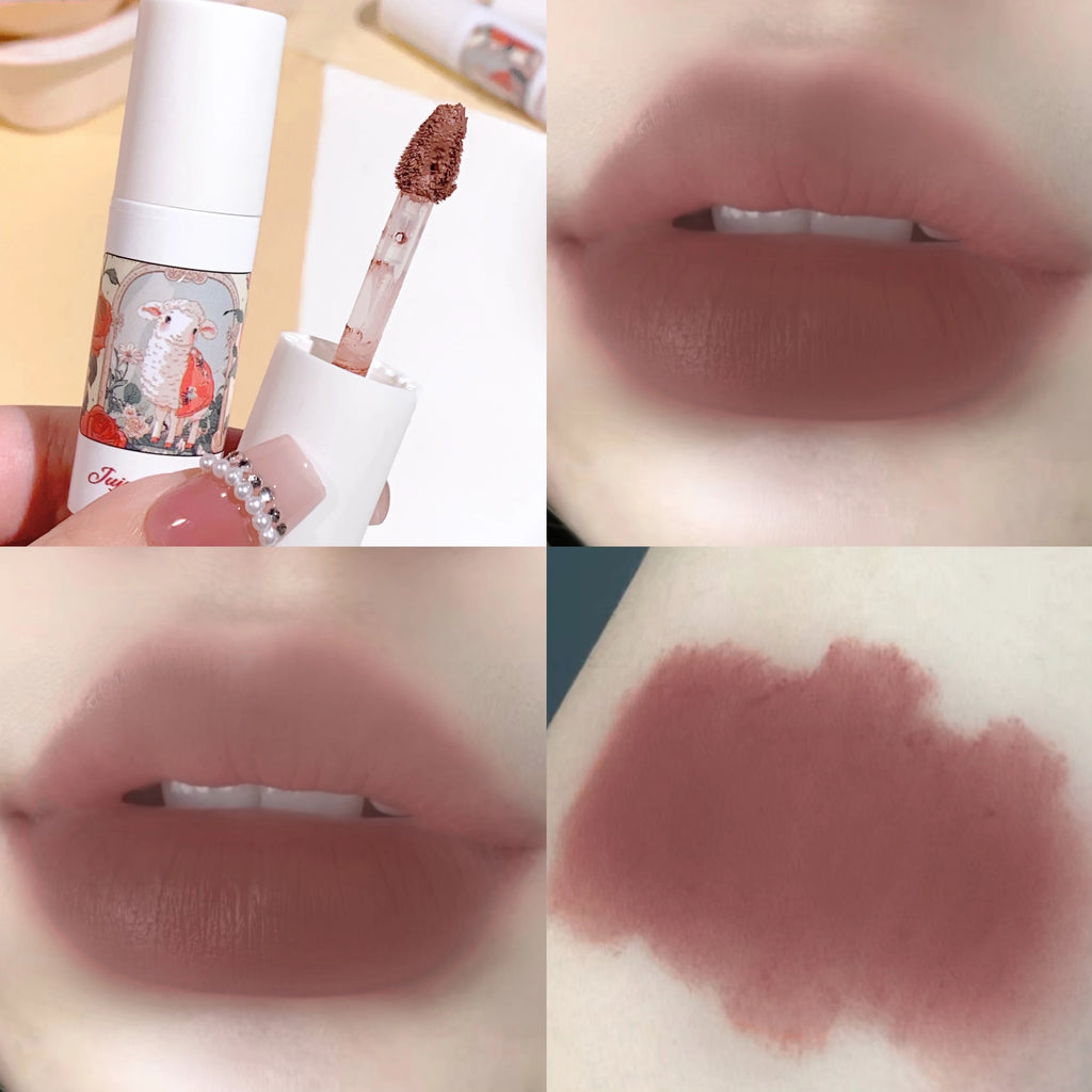 JUJU Dream Velvet Matte Lip Glaze – Transfer-Proof & Hydrating Matte Lip Glaze HIP JUJU 9406-05