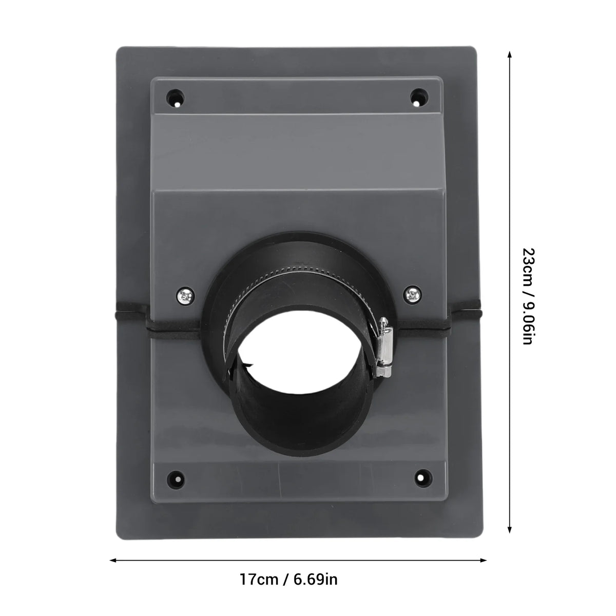 HVAC Line Set Cover HVAC Wall Penetration Line Set Cover Kit Split AC Line Set Wall Cover for Indoor Outdoor Air Conditioner HIP