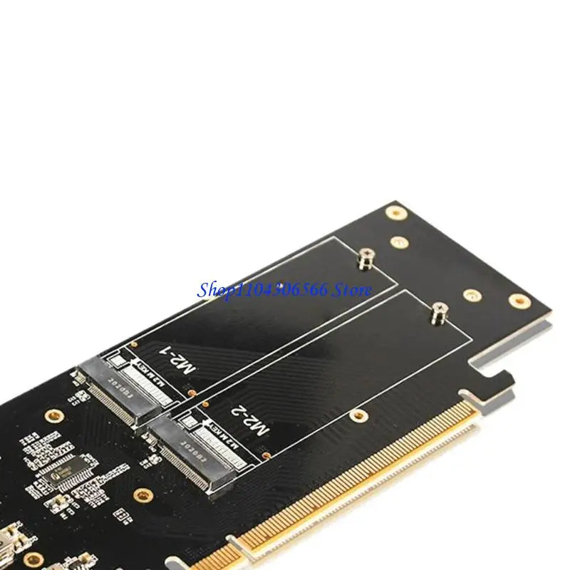 PCIe 5.0 x16 NVMe M.2 SSD Expansion Card – 4 Slots & RAID NVMe Expansion Card HIP