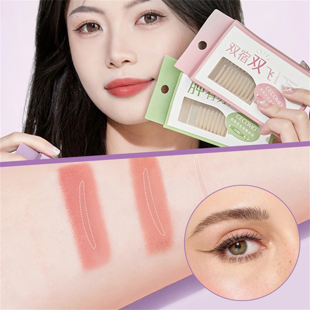 240 PCS Double Eyelid Stickers Natural Invisible And Long-lasting Shaping Big Eye Beauty Tapes For Single Eyelid Person Tools HIP