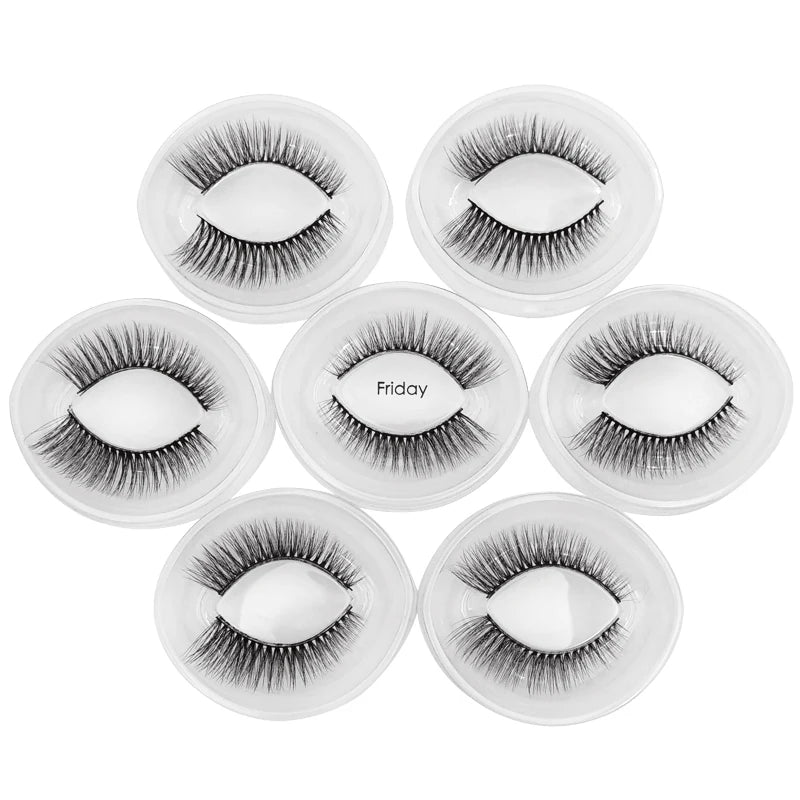 YSDO 3D mink makeup eyelashes 7 pairs hand made fluffy maquilagem mink lashes natural false eyelashes thick fake lashes cilios HIP