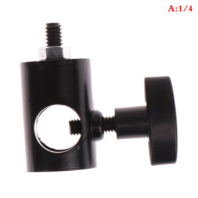 1/4" & 3/8" Thread Rapid Adapter Mount for Light Stand Light Stand Adapter HIP No plug A