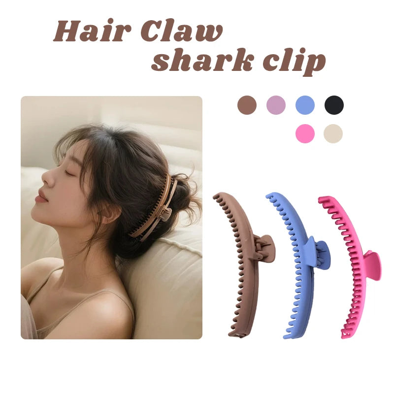 Long Claw Clip for Thick Hair – Strong Hold Resin | Women Hair Claw Clip HIP