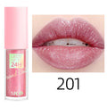 18 Colors Glitter 1pcs Lip Glaze Long Lasting Lip Gloss Waterproof Liquid Lipstick Makeup Lip Oil Lip Tint Moisturizing Lip Balm HIP 201