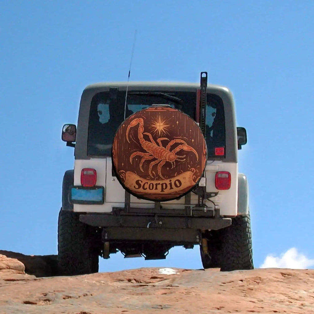 Scorpio Zodiac Spare Tire Cover – Waterproof Wheel Cover Spare Tire Cover HIP