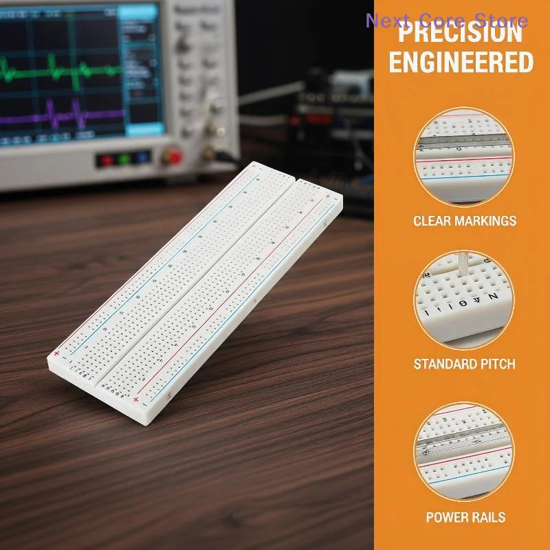MB102 830 Tie-Point Solderless Breadboard – PCB Prototype Solderless Breadboard HIP