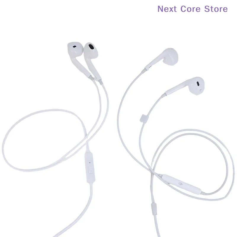 Wired Type-C Earbuds HiFi Stereo Sound & Inline Mic Wired In-Ear Earbuds HIP