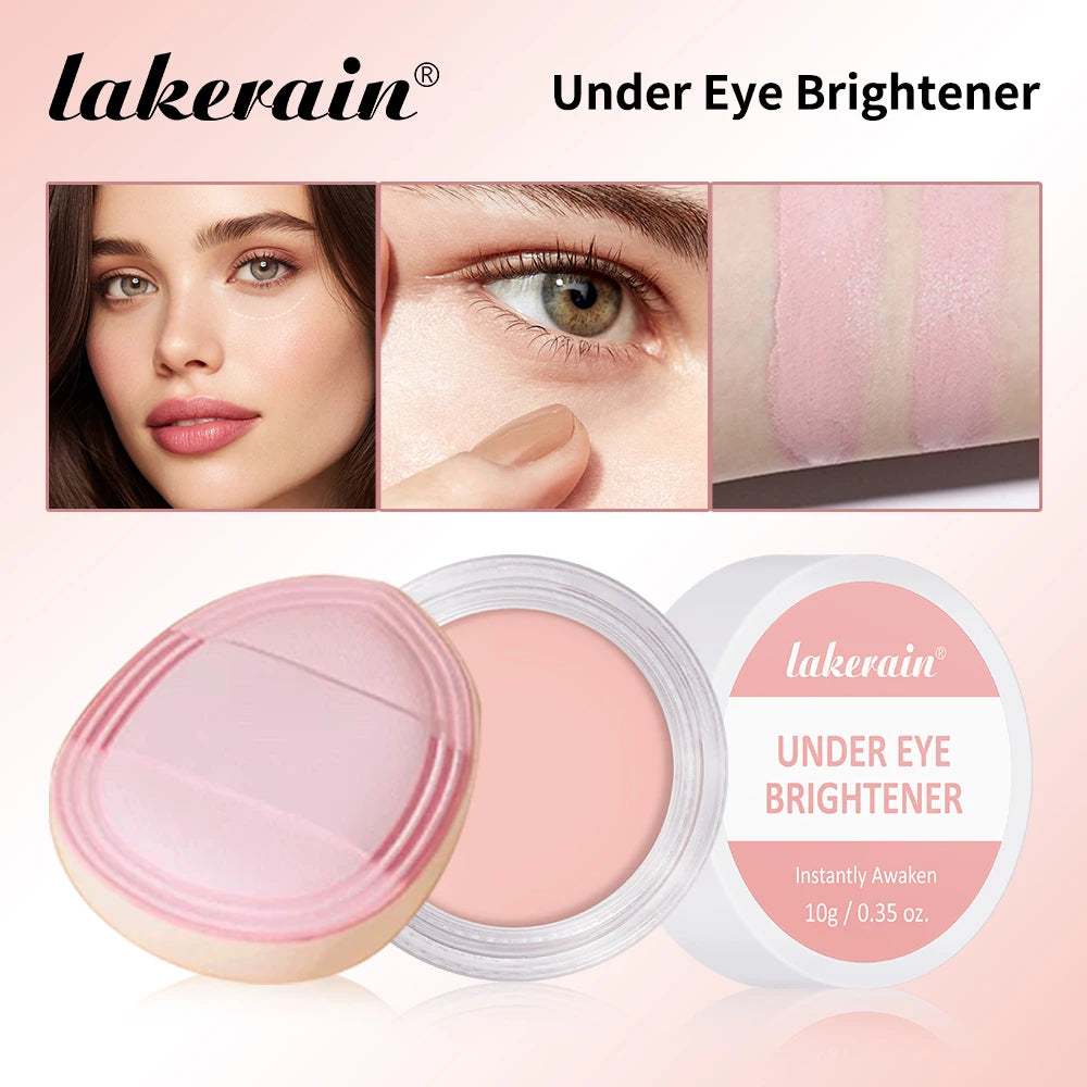 2PCS Concealer Contour Cream With Thumb Finger Puff Long Lasting Hydrating Full Coverage Under Eye Brightening Facial Makeup HIP
