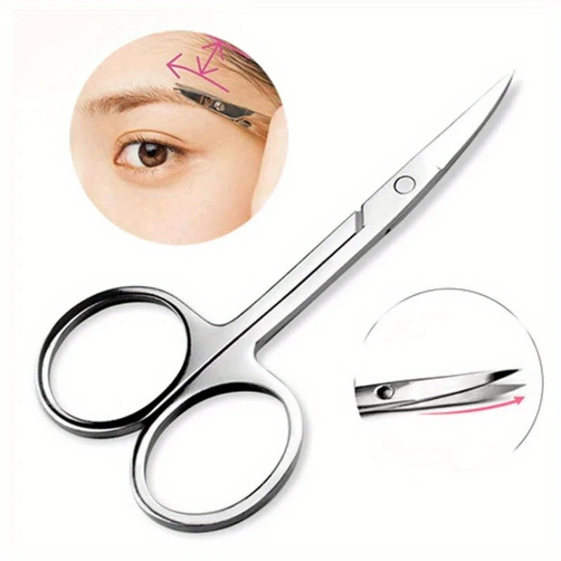 Stainless Steel Nail, Eyebrow & Nose Hair Scissors | HIP Grooming Scissors HIP