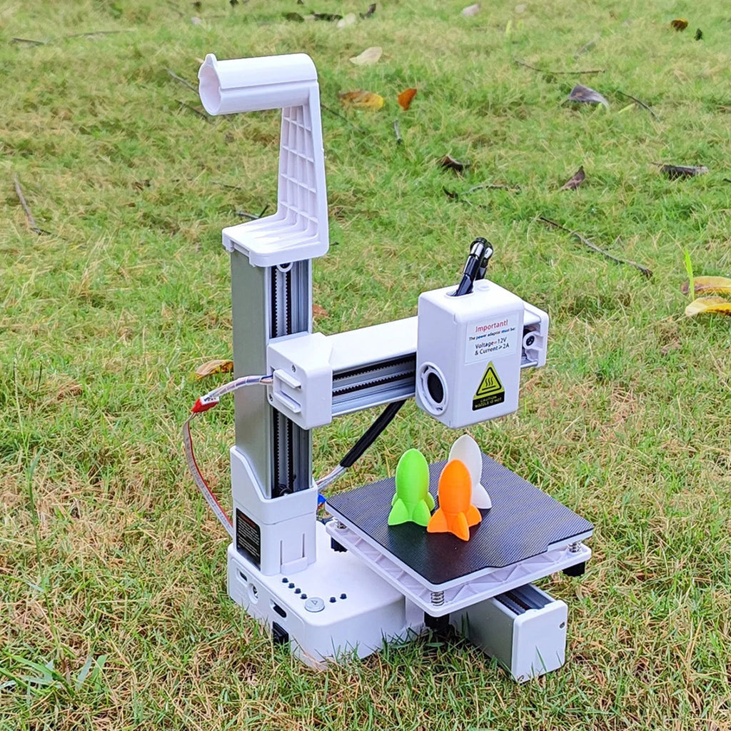 Small 3D Printer All Metal Nozzle Efficient Frequency Division Multiplexing Small 3D Printer Rapid Heating for Handcraft HIP