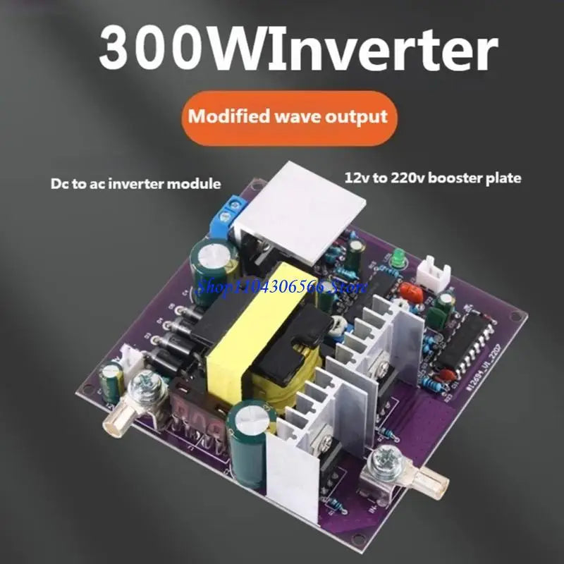 300W Modified Sine Wave Power Inverter – 12V to 220V DC/AC Power Inverter HIP