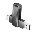 2-in-1 USB & Type-C Flash Drive OTG Pen Drive 8–128GB OTG USB Flash Drive HIP Gray 64 GB