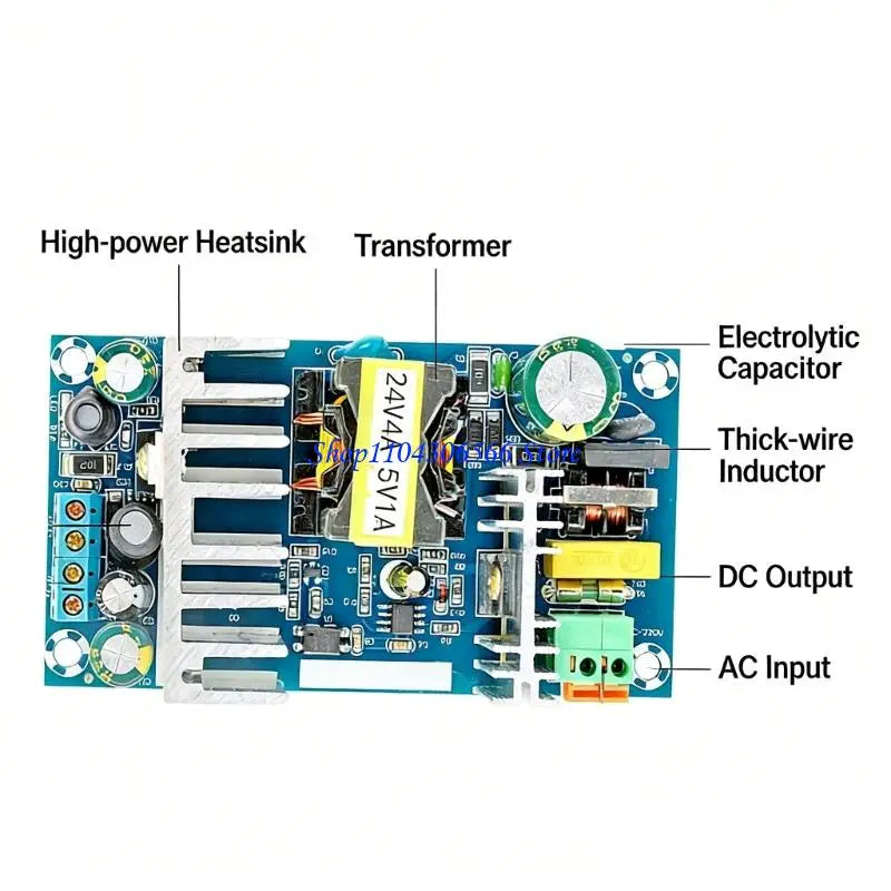 AC/DC Dual Output Power Supply Module 24V 4A & 5V 1A 120W AC/DC Power Module HIP CN