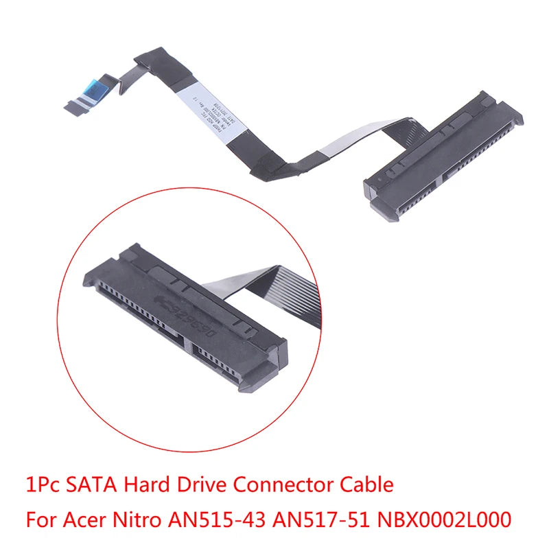 SATA HDD Cable for Acer Nitro AN515-43 AN517-51 NBX0002L000 Laptop HDD Cable HIP one size