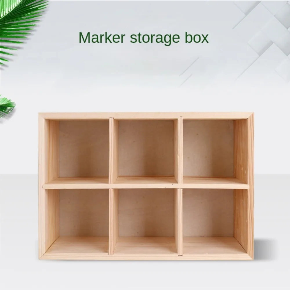 Wooden Drawer Desk Organizer – Pen, Marker & Art Storage Desk Organizer HIP