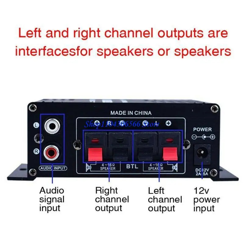 Mini HIFI Stereo Power Amplifier Board 20W+20W 2CH DIY Stereo Power Amplifier HIP