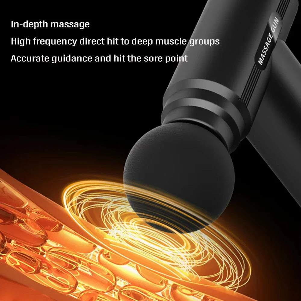 Mini Massage Gun – Portable USB Rechargeable Muscle Massager Mini Massage Gun HIP