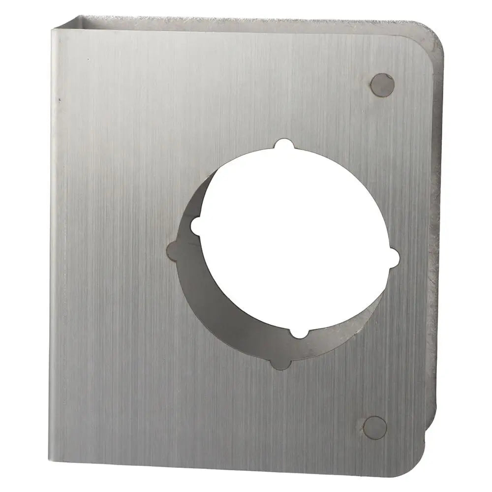Stainless Steel Door Lock Plate Reinforcement – Single Bore Door Lock Reinforcer HIP