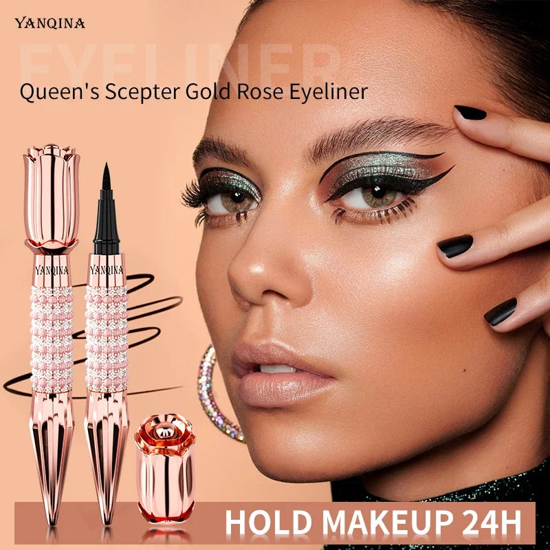 Waterproof Liquid Eyeliner Pen – Quick-Dry, Long-Lasting Black Liquid Eyeliner Pen HIP