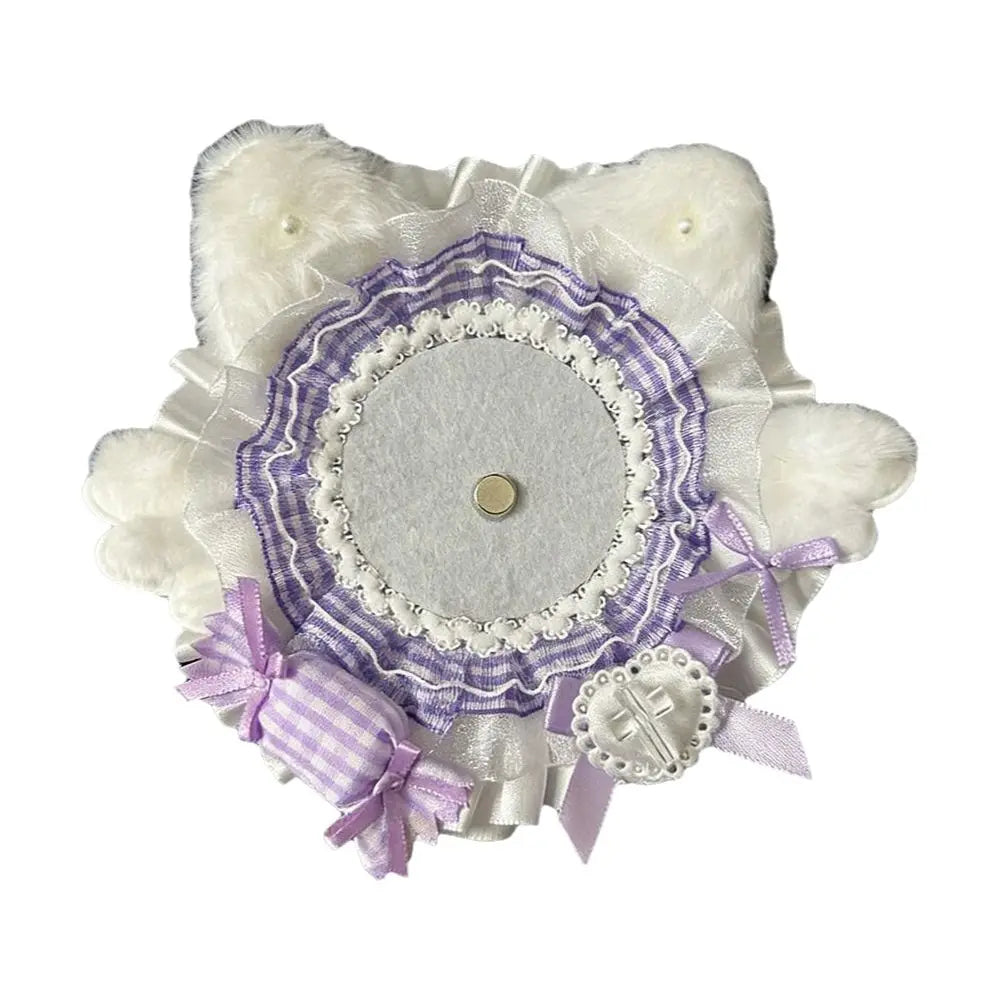 Lace Badge Holder – Cat Ear Flower Wings Itabag Decor Badge Display Base HIP