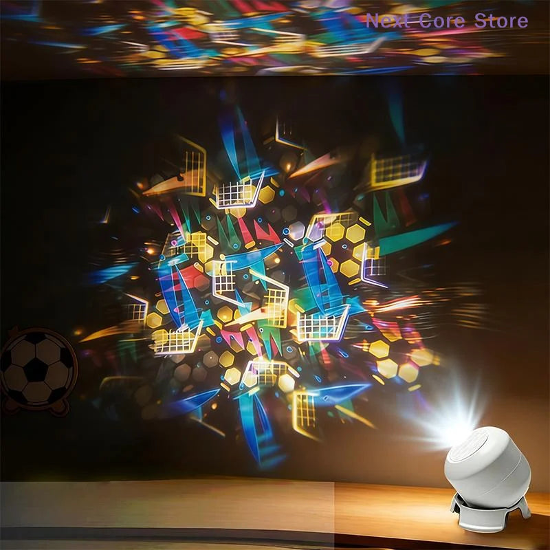 LED Ocean Snowflake Projector Night Light – USB Ambient Lamp LED Projector Night Light HIP