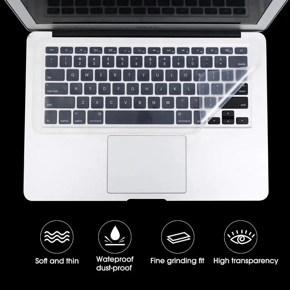 Universal Silicone Laptop Keyboard Cover – Waterproof, 13–17" Keyboard Cover HIP