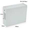 150x120x50mm Grey DIY Junction Box – Plastic & Iron Enclosure Electrical Enclosure HIP 150-120-50mm