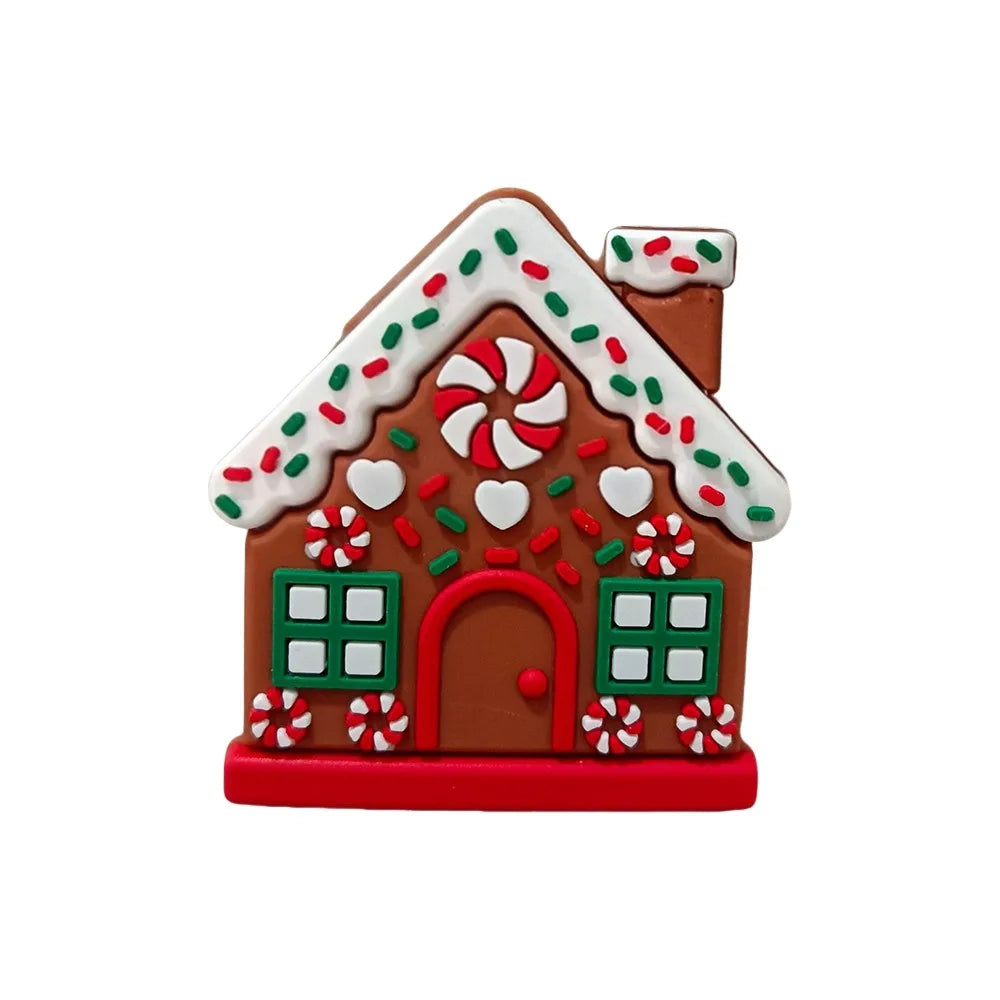 Gingerbread House Christmas Drawer Knob Covers – 1/2 Pack Holiday Knob Covers HIP 1Pc