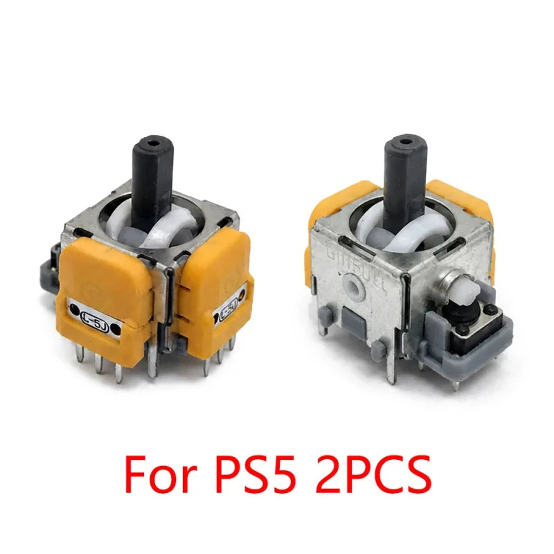 Hall Effect 3D Analog Thumb Sticks for PS4/PS5/Xbox One | Pair Controller Replacement Part HIP for PS5