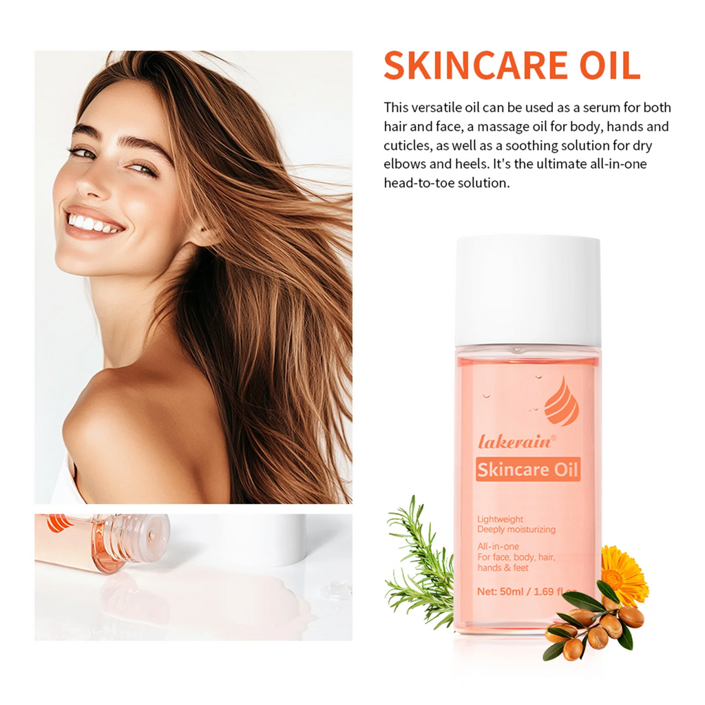 Bio Skincare Body Oil Face Body Moisturizer Vitamin A Vitamin E Exfoliate skin Improve Hair Health Fade Scars Exfoliate skin car HIP