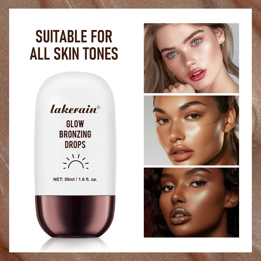 Glow Bronzing Drops Face Peptide Serums Liquid Bronzer Cream Hydrating Makeup For An Everyday Radiant Glow Summer Glow HIP