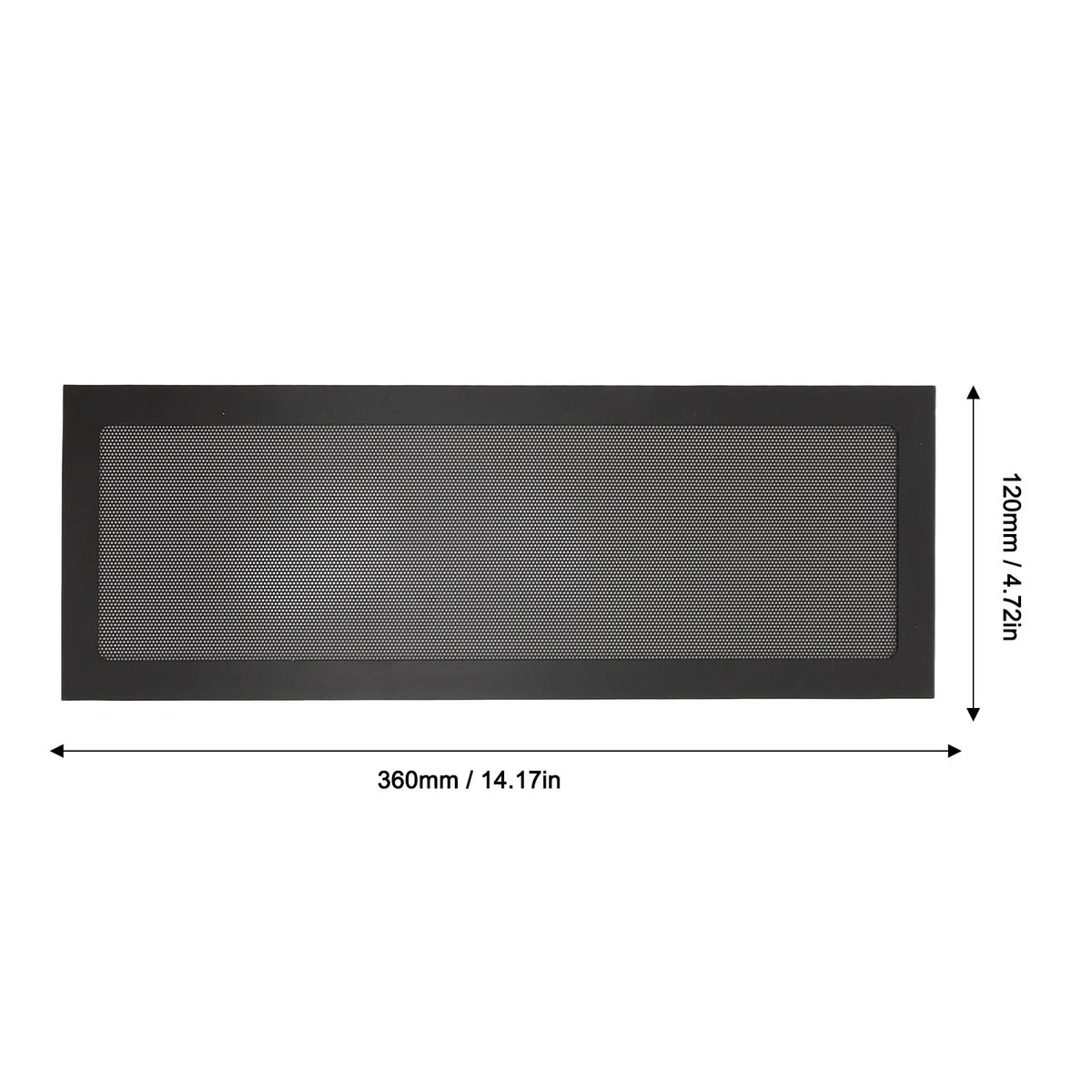 Computer Fan Filter Grills PVC 4.72x14.17in PC Cooler Fan Dust Filter Magnetic Frame for Fan Vent for Computer Cooler Fan HIP