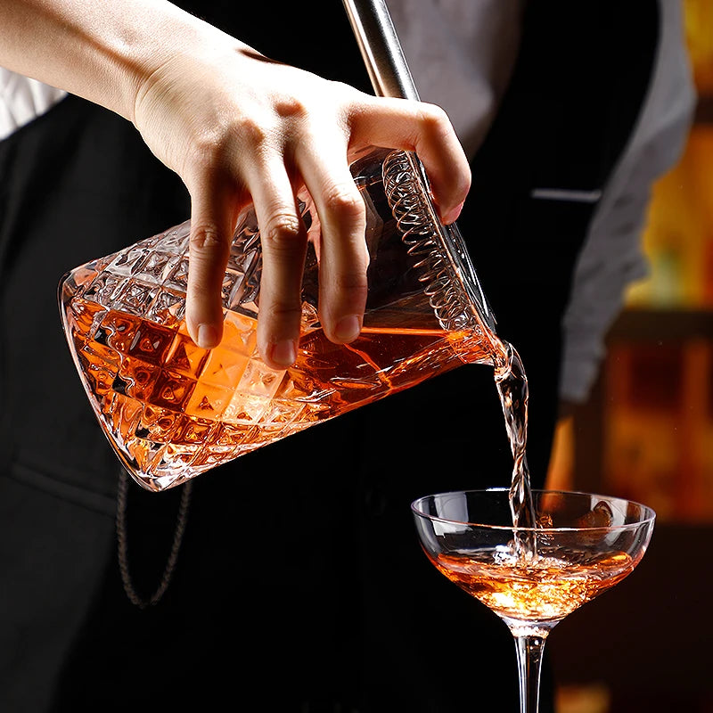 700ml Studded Cocktail Mixing Glass – Bar Tool | BARMAID Cocktail Mixing Glass HIP