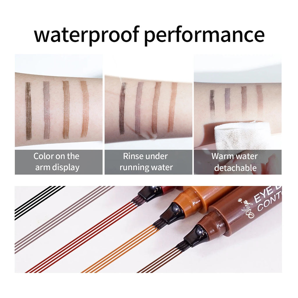 Waterproof Liquid Eyebrow Pencil – Long-Lasting, 5 Colors Liquid Eyebrow Pencil HIP